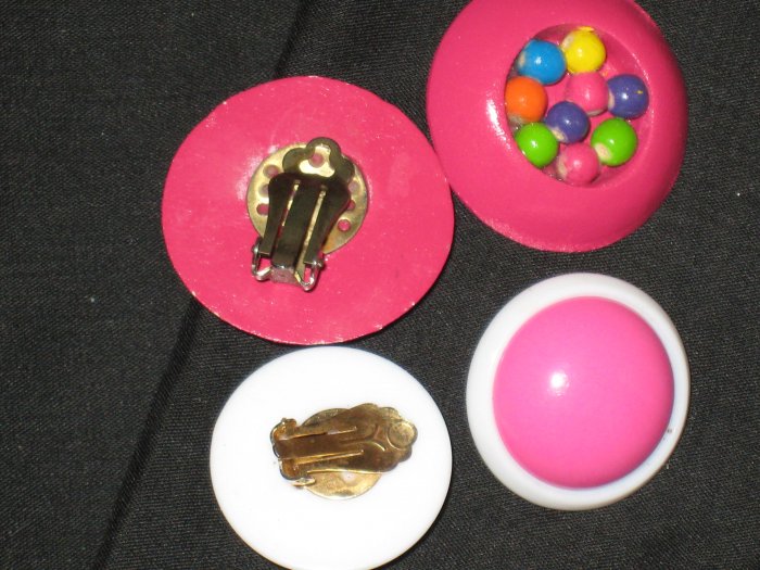 Earrings Vintage in Shades of Pink