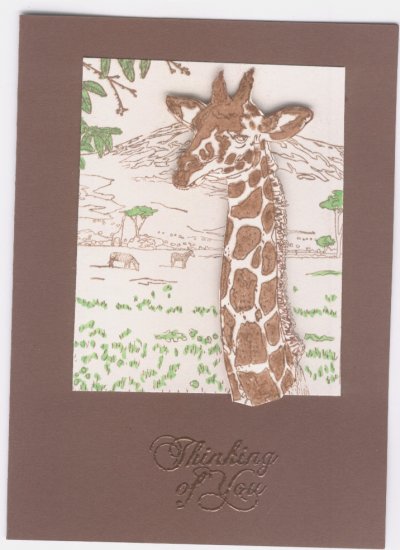 Thinking of You Giraffe