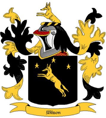 Wilson Coat of Arms in Cross Stitch