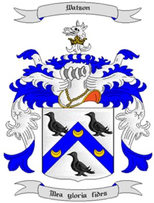 Watson Coat of Arms in Cross Stitch