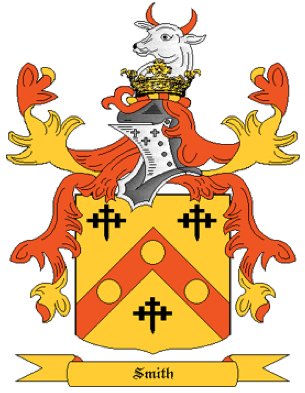 Smith Coat of Arms in Cross Stitch