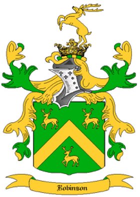 Robinson Coat of Arms in Cross Stitch