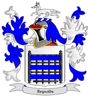 Reynolds Coat of Arms in Cross Stitch