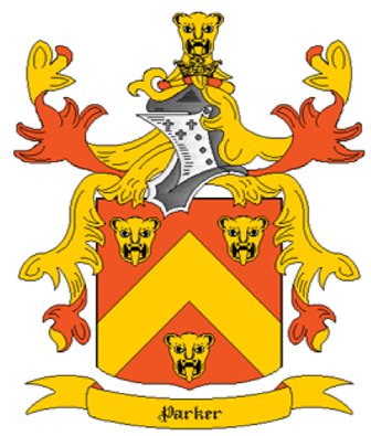 Parker Coat of Arms in Cross Stitch