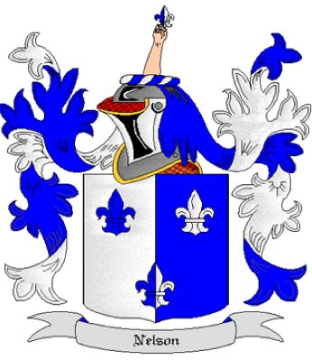 Nelson Coat of Arms in Cross Stitch