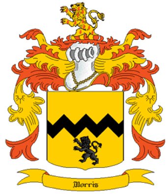 Morris Coat of Arms in Cross Stitch