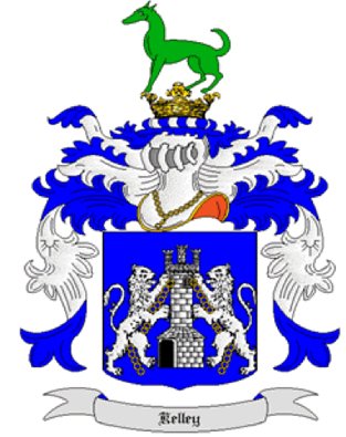 Kelly Coat of Arms in Cross Stitch