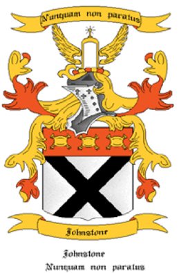 Johnston Coat of Arms in Cross Stitch