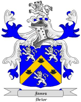 James Coat of Arms in Cross Stitch