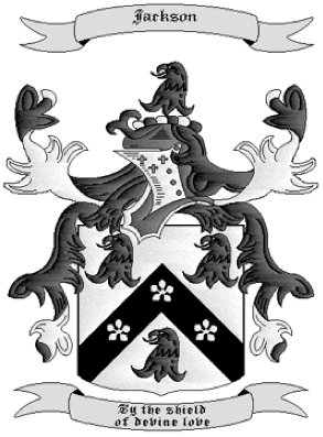 Jackson Coat of Arms in Cross Stitch