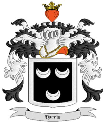 Harris Coat of Arms in Cross Stitch