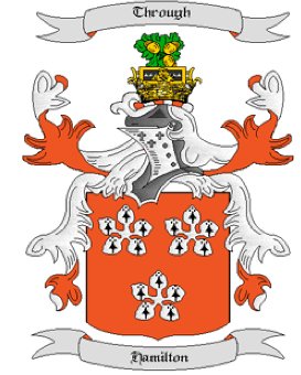 Hamilton Coat of Arms in Cross Stitch