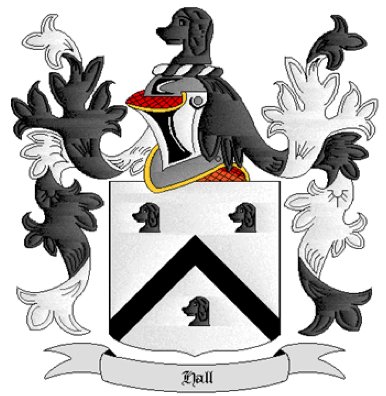 Hall Coat of Arms in Cross Stitch