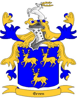 Green Coat of Arms in Cross Stitch