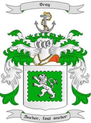 Gray Coat of Arms in Cross Stitch