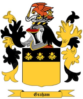 Graham Coat of Arms in Cross Stitch
