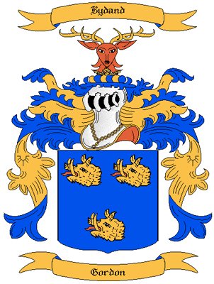 Gordon Coat of Arms in Cross Stitch