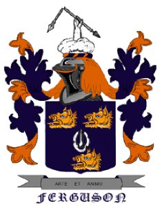 Fergusen Coat of Arms in Cross Stitch