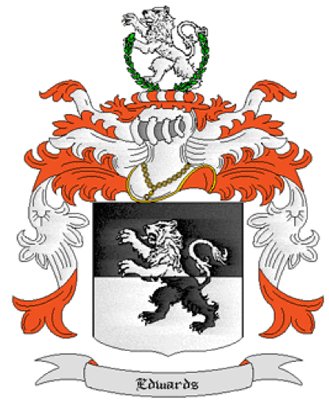 Edwards Coat of Arms in Cross Stitch