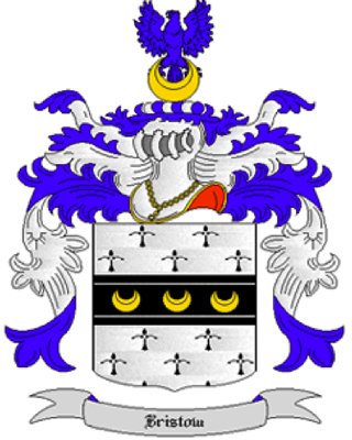 Bristow Coat of Arms in Cross Stitch