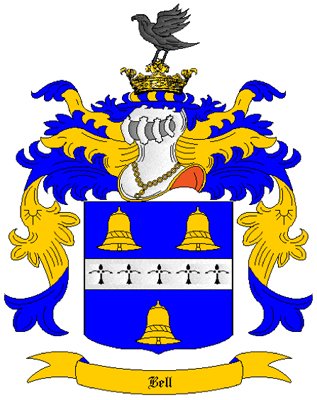 Bell Coat of Arms in Cross Stitch