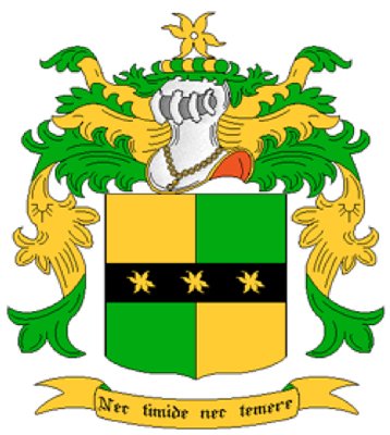 Barnes Coat of Arms in Cross Stitch
