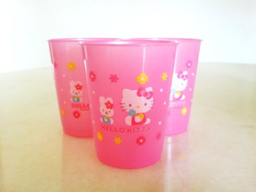SOLD OUT Hello Kitty Pink Cups (3 cups)