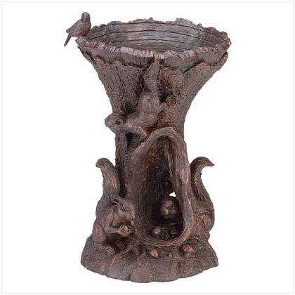 Forest Creatures Birdbath