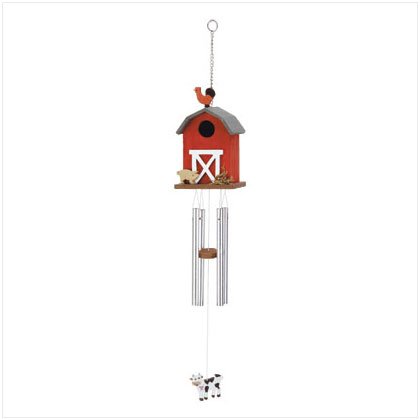 Barn Birdhouse & Chime