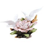 Doves on a Rose