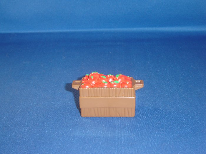 Fisher Price Little People Brown Apple Crate Basket FP LP