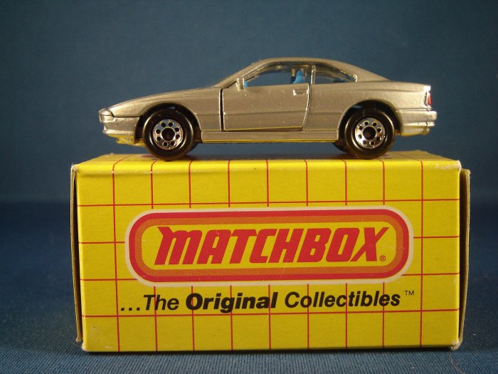 Diecast Matchbox Silver BMW 850 i c.1992