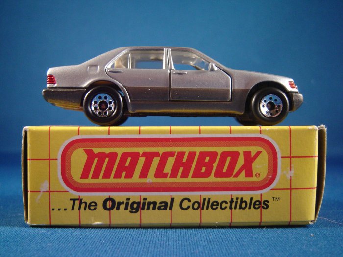 Die cast Matchbox Two Toned Silver and Bronze Mercedes Benz 600SEL c. 1992