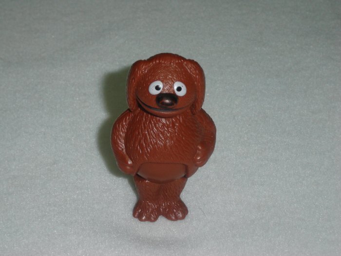 Vintage Fisher Price Muppets ROWLF DOG Moveable PVC Figure From Jim Henson Associates 1976 to 1978