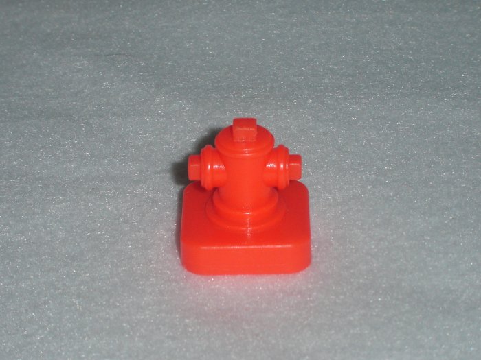 Vintage 1986 Fisher Price Little People Main Street 2500 Play Set Red Fire Hydrant