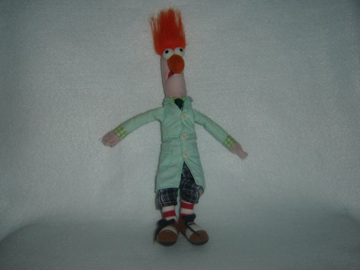 2004 Jim Henson Company Plush Muppets Beaker Doll Figure By Sababa Toys 11 Inches