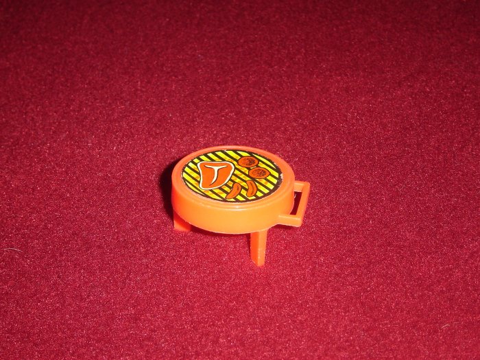 Rare Vintage Fisher Price Little People 990 Play Family A Frame House Red BBQ Grill