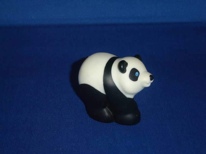 2002 Fisher Price Little People Black and White Panda Bear for Noahs Ark or Zoo Newer FP LP
