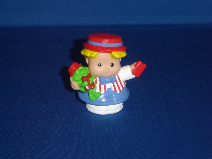 2003 Fisher Price Little People Red White and Blue Carnival Eddie Newer FP LP