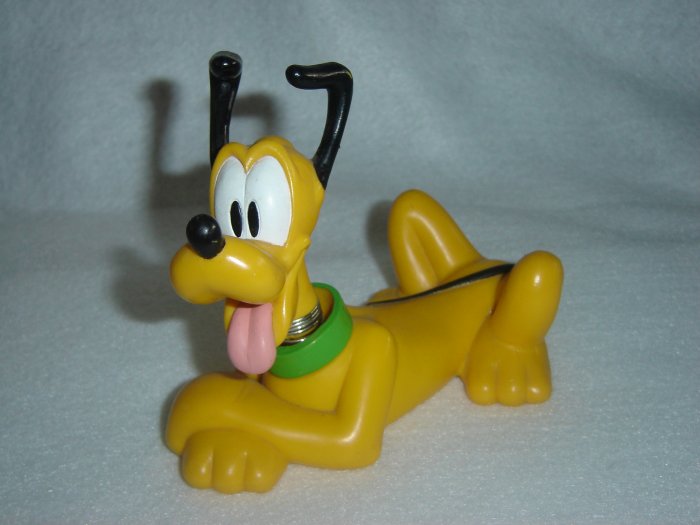 Disneys Pluto Bobble Head Bobblehead PVC Toy Doll By Disney Applause