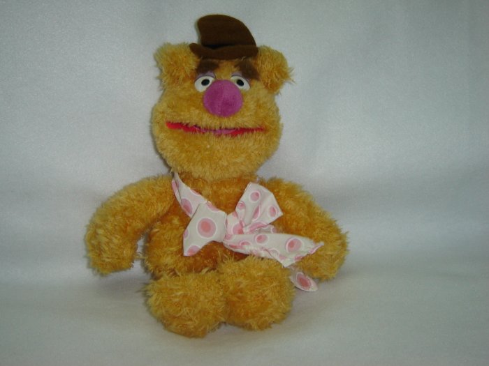 Jim Henson Productions Plush Muppets Fozzie Bear Doll Figure Disney Muppet Vision 3D 10 Inches