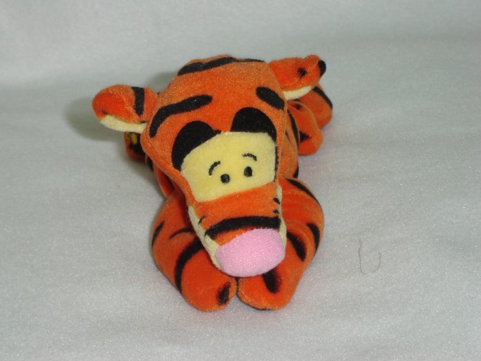 Disney Store Exclusive Plush Winnie The Poohs Tigger Beanie Toy Doll Figure 8 Inches