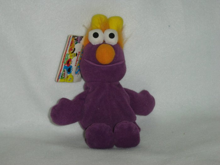 New Jim Hensons Muppets Sesame Street Purple Honker Beanie Plush Doll Toy By Tyco 9 Inches