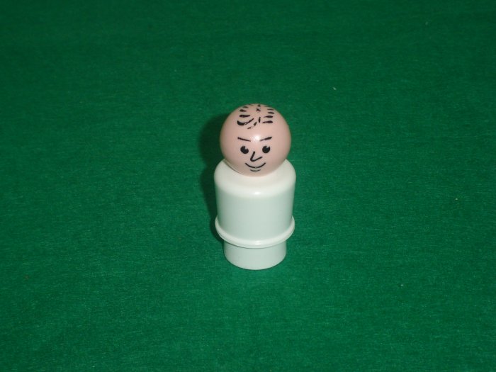 Vintage Fisher Price Little People Doctor Dentist With White Body For 931 Hospital Or 997 Village