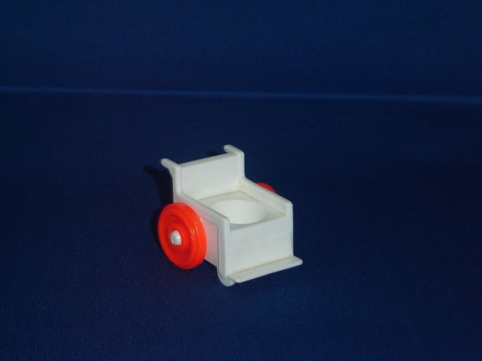 Vintage Fisher Price Little People Play Family Childrens Hospital White Wheelchair