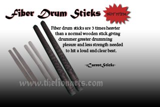 Fiber Drum Stick (Carrot)