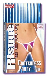 Crotchless Panty Pink