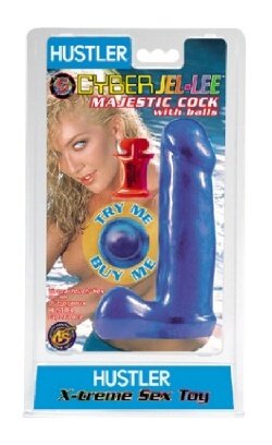 Cyber Jel-Lee Blue, Majestic Cock with Balls, Small