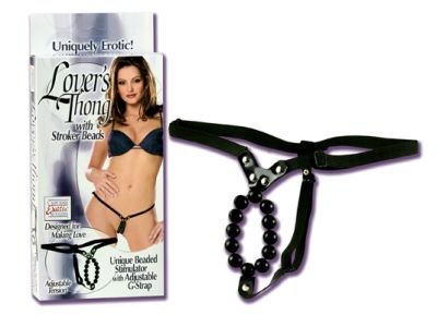Lovers Thong w/ Stroker Beads