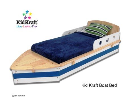 KidKraft Boat Toddler Cot Bed New